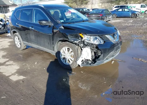 2016 Nissan Rogue Sv из США, поврежденный, VIN KNMAT2MV1GP623478